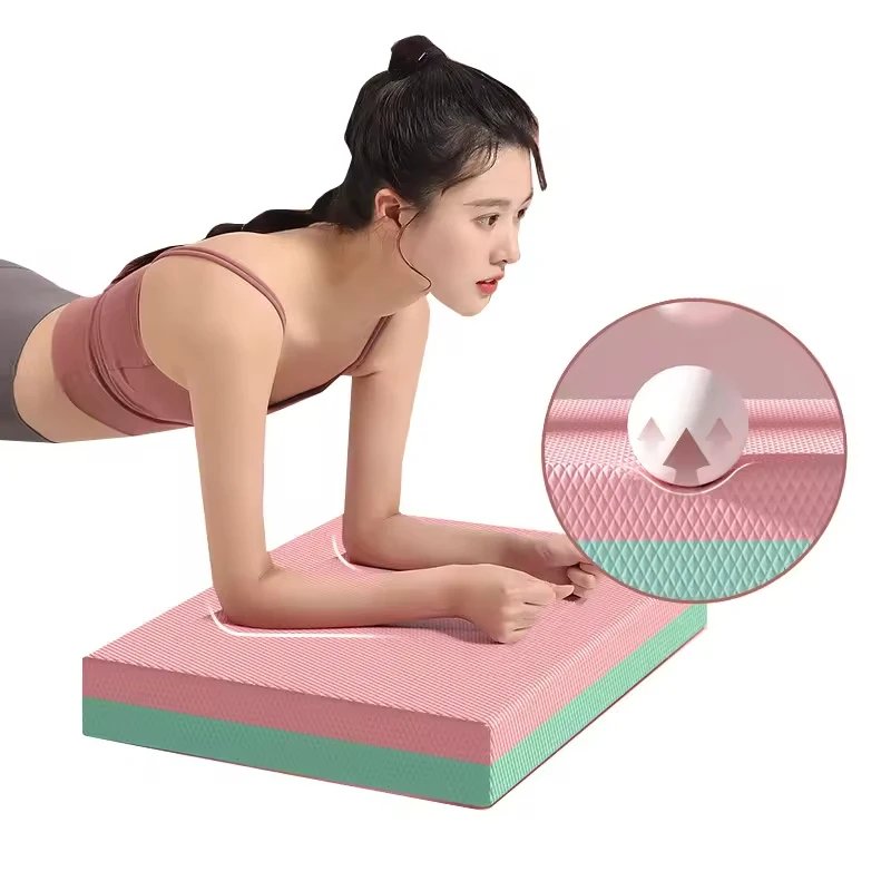 Coussin de yoga et de Pilates antidérapant bicolore