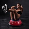 Balle à demi-balance avec bandes de résistance et guide d'entraînement