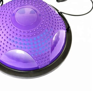 Balle à demi-balance avec bandes de résistance et guide d'entraînement